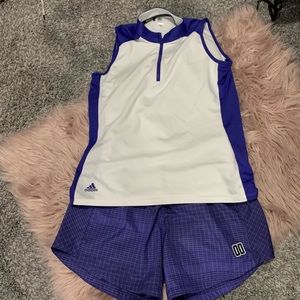 Adidas golf short outfit BOTH PIECES!